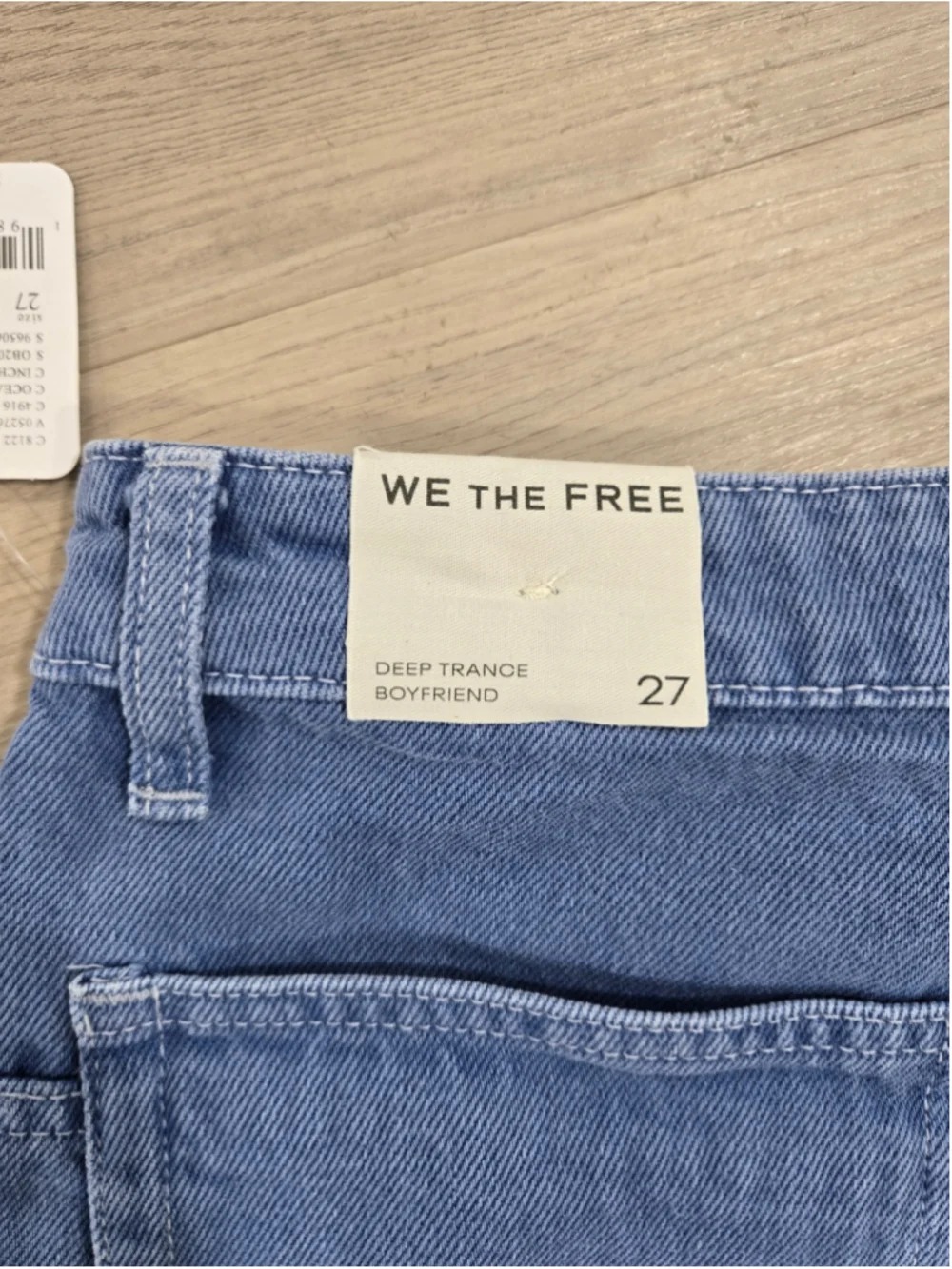 Free People Wide Leg Jeans Women's Size 27 Blue